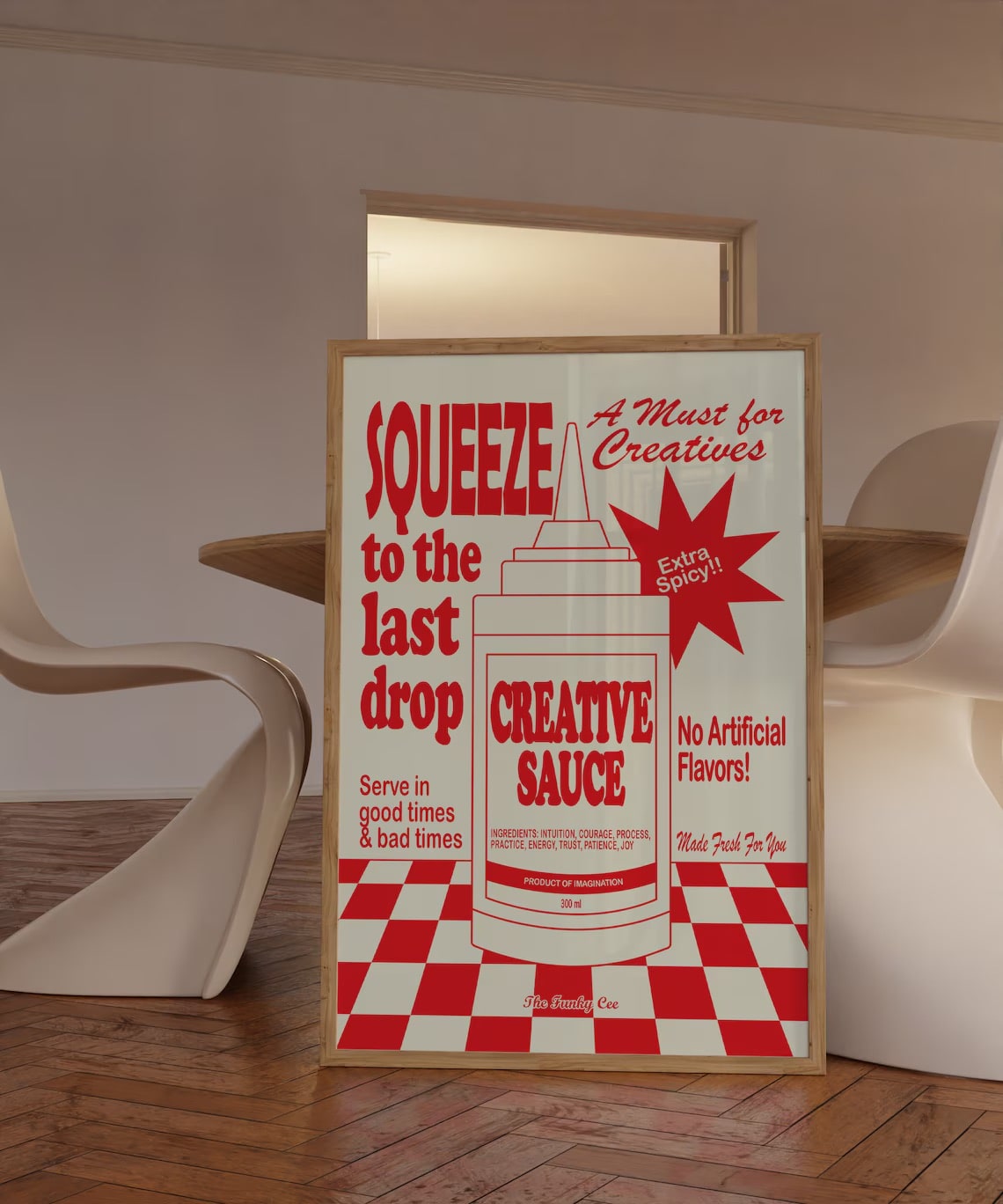 Creative Sauce Wall Print