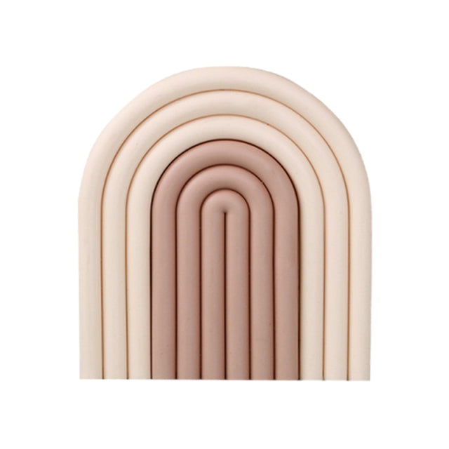 Rainbow Silicone Table Mat Coaster