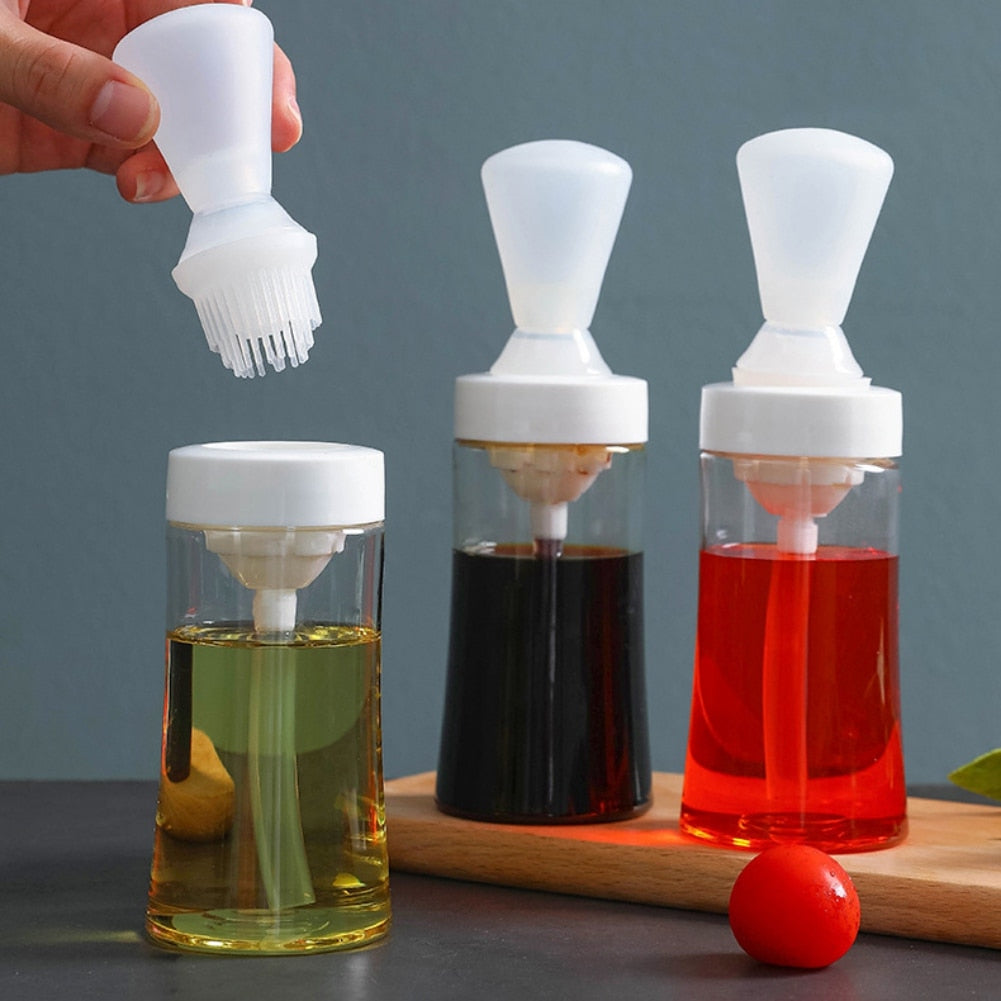Silicone Oil Brush With Bottle