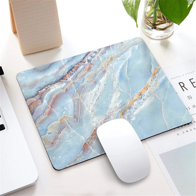 Square Silicone Marble Pattern Mouse Pad