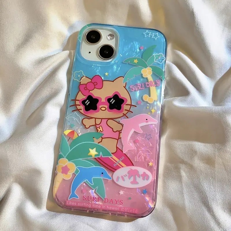 Hello Kitty Hawaii iPhone Case