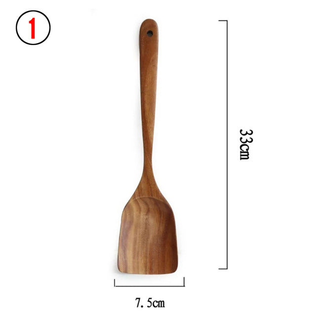 Wooden Cooking Utensil Set