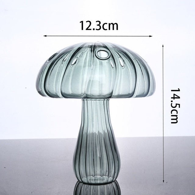 Mushroom Glass Vase