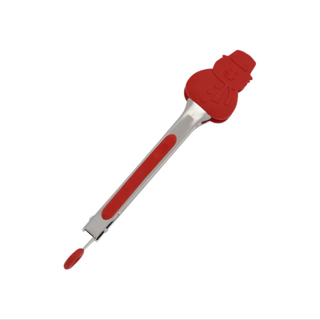 Christmas Silicone Food Tongs