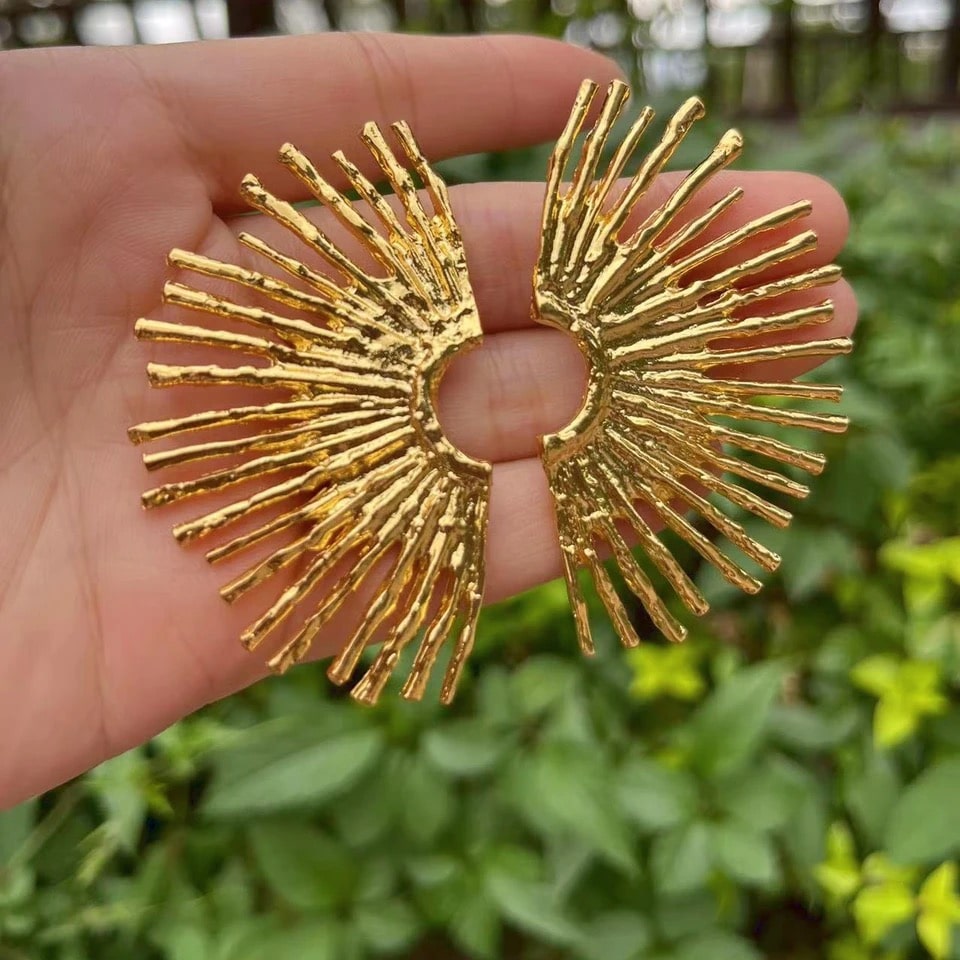 Baroque Gold Earrings