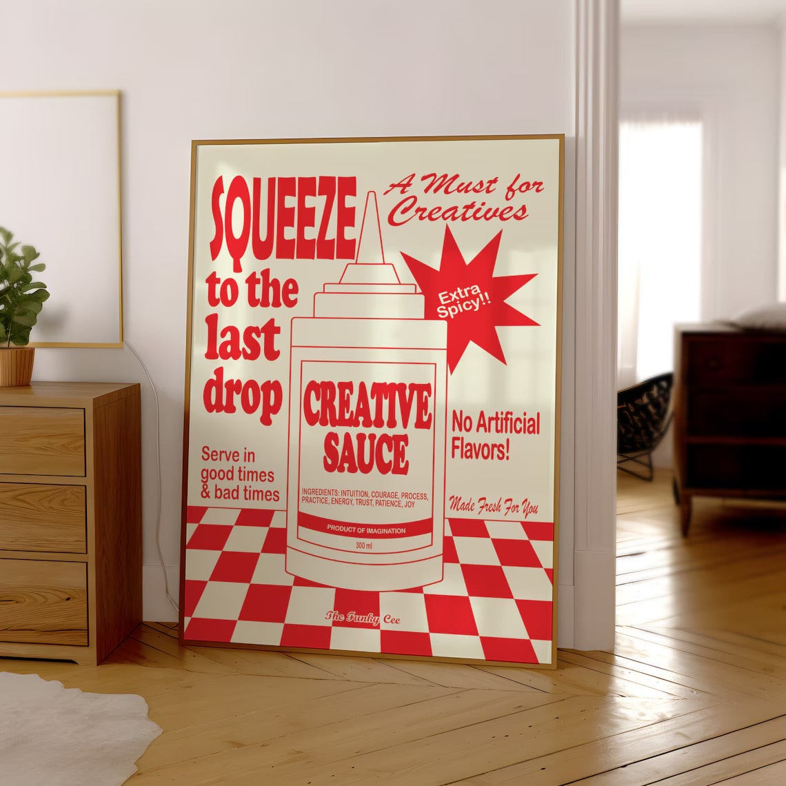 Creative Sauce Wall Print