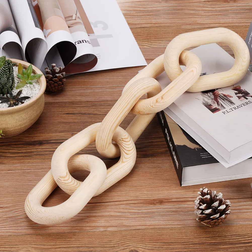 Rustic Wooden Chain Link