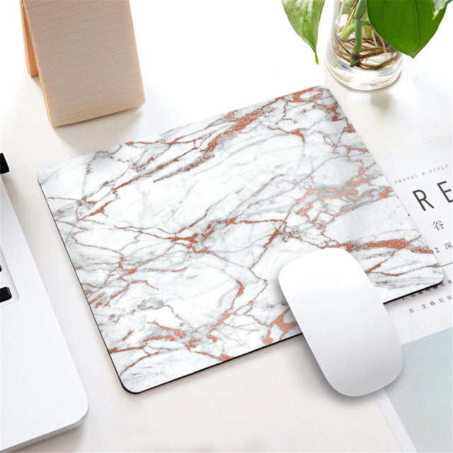Square Silicone Marble Pattern Mouse Pad