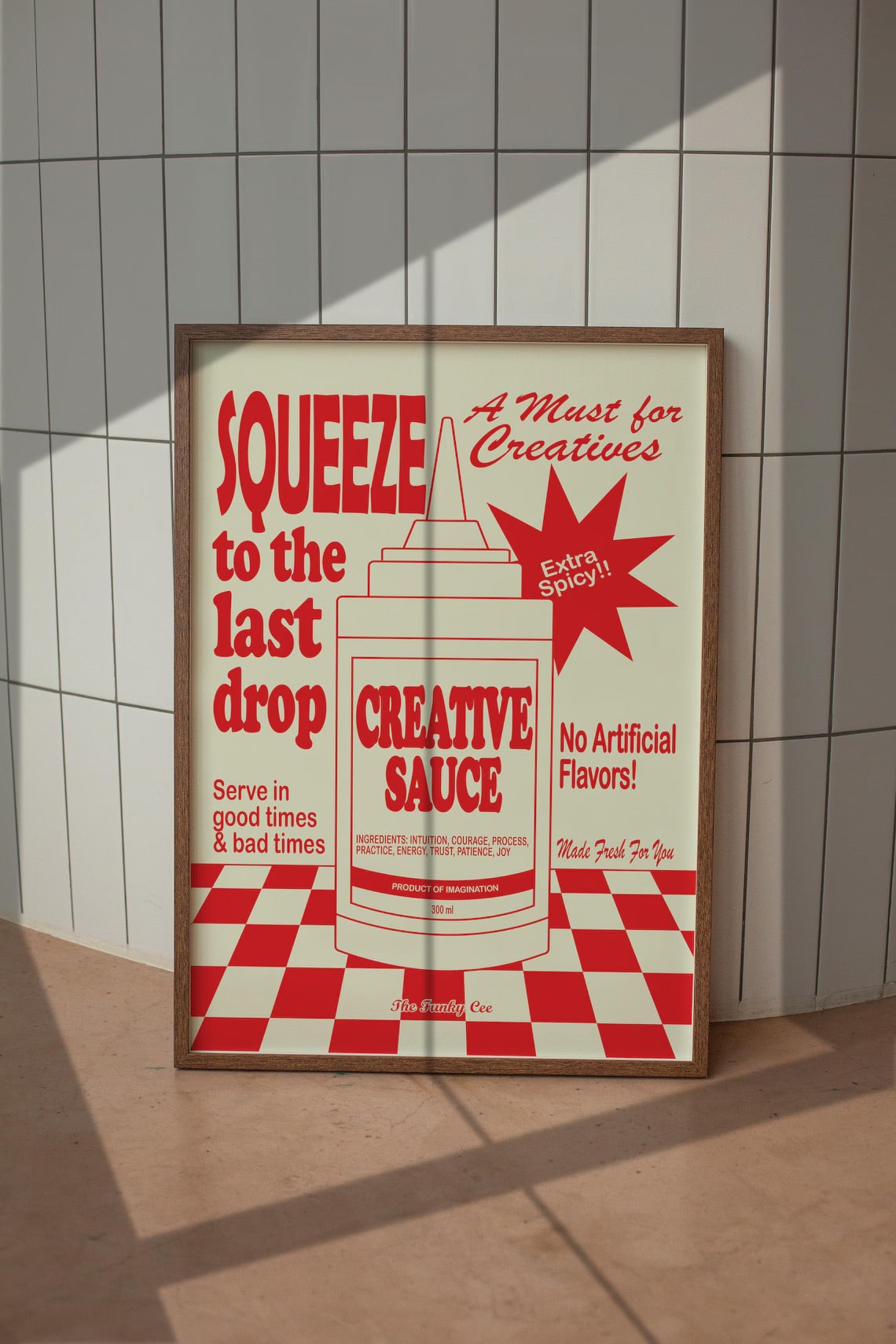 Creative Sauce Wall Print