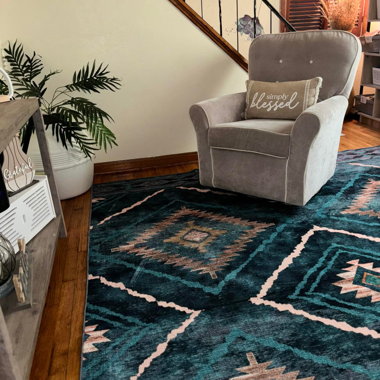 Selma | Custom Washable Rugs Print Carpet Runner Red Orange | Multi Color