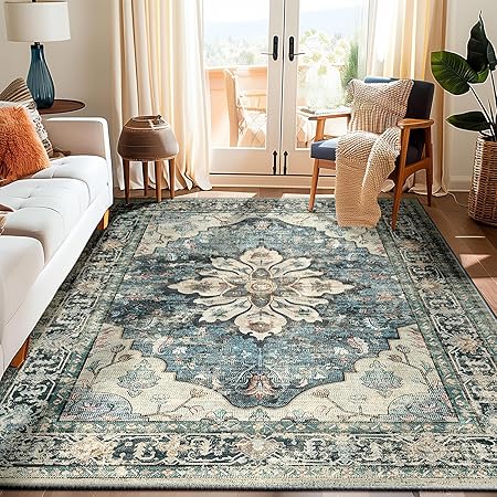 Florence | Custom Boho Floral Rugs Washable Print Carpet Runner