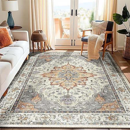 Florence | Custom Boho Floral Rugs Washable Print Carpet Runner