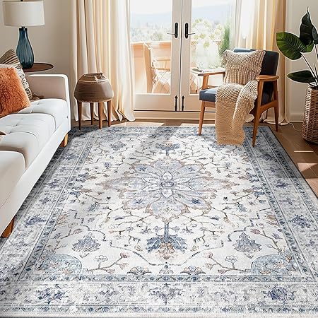 Florence | Custom Boho Floral Rugs Washable Print Carpet Runner