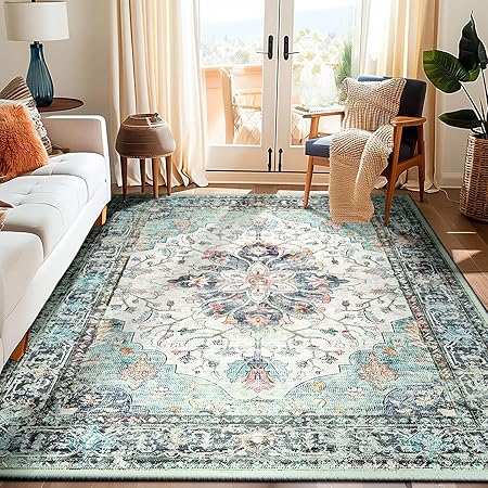 Florence | Custom Boho Floral Rugs Washable Print Carpet Runner