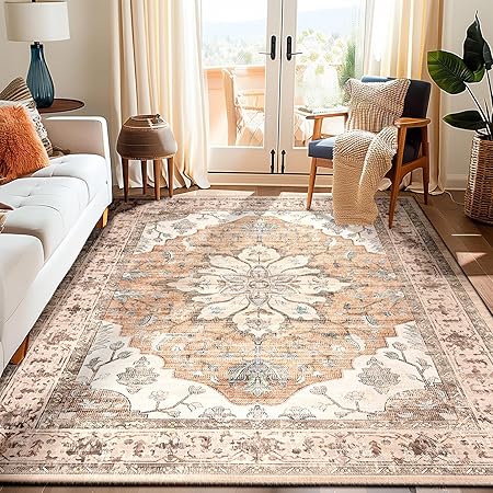 Florence | Custom Boho Floral Rugs Washable Print Carpet Runner