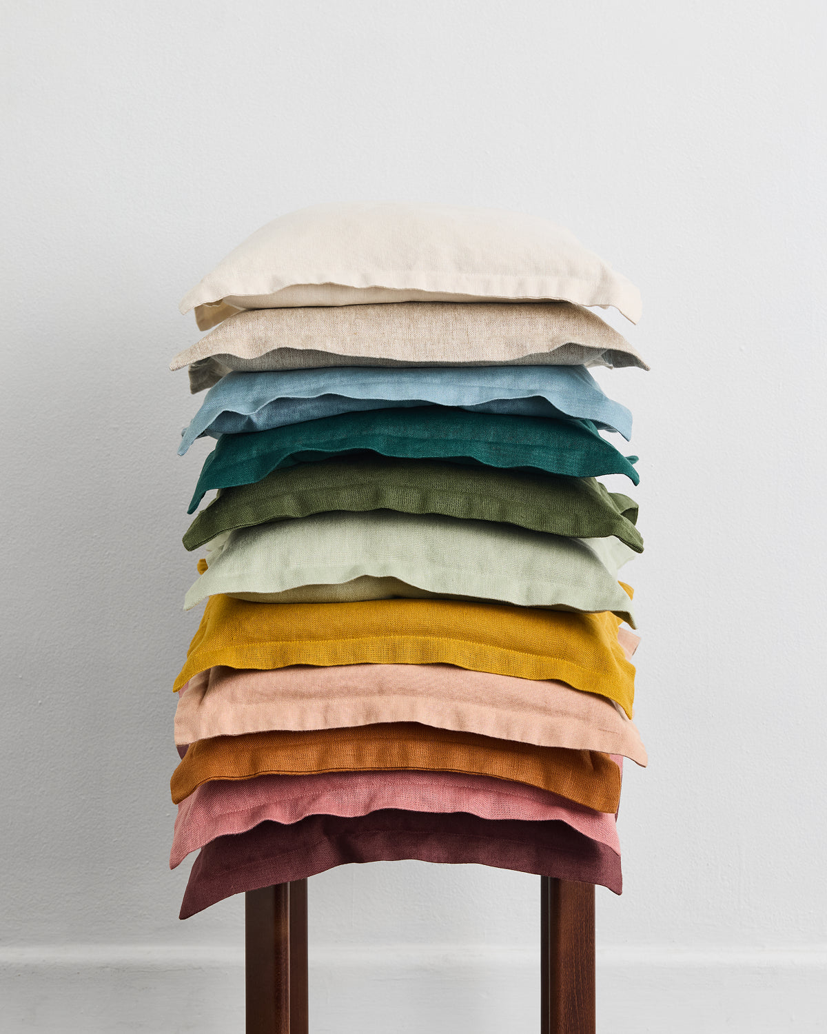 Oatmeal 100% French Flax Linen Cushion Cover