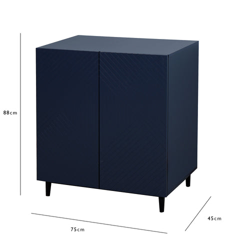 Jack kleines Sideboard - blau - VUSOLIFE