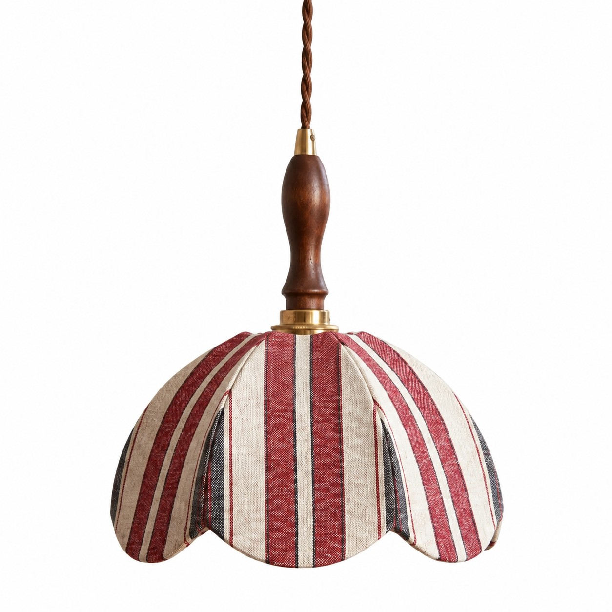 Red & Ivory Stripe