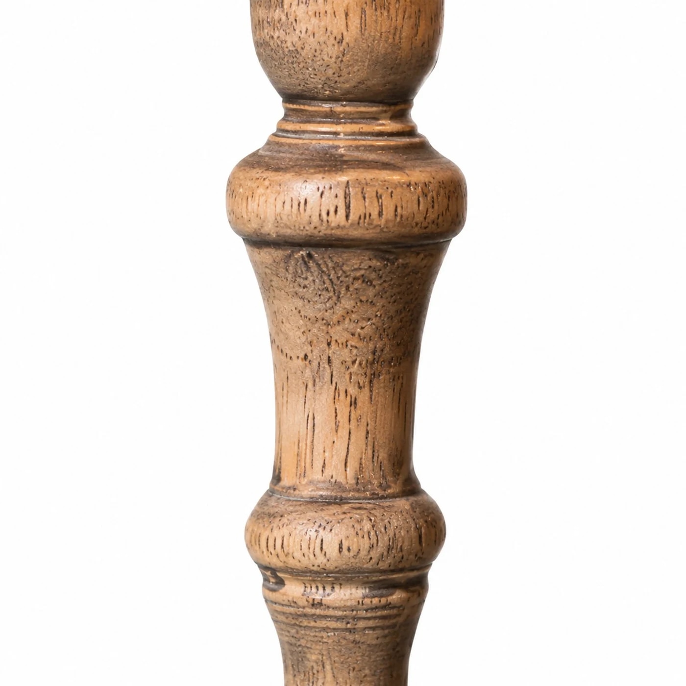 Vintage bedside table lamp carved wood detail