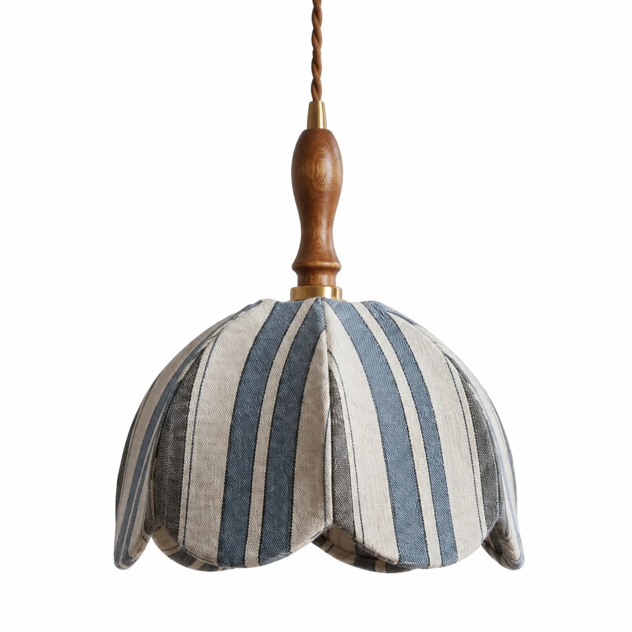 Blue & Ivory Stripe