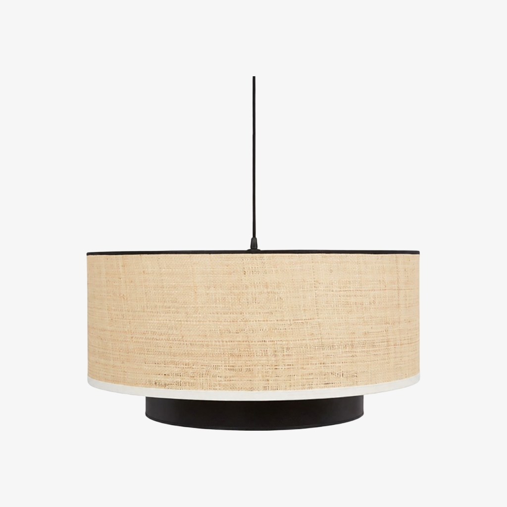 50, 60, and 80 cm raffia grass pendant lamp option