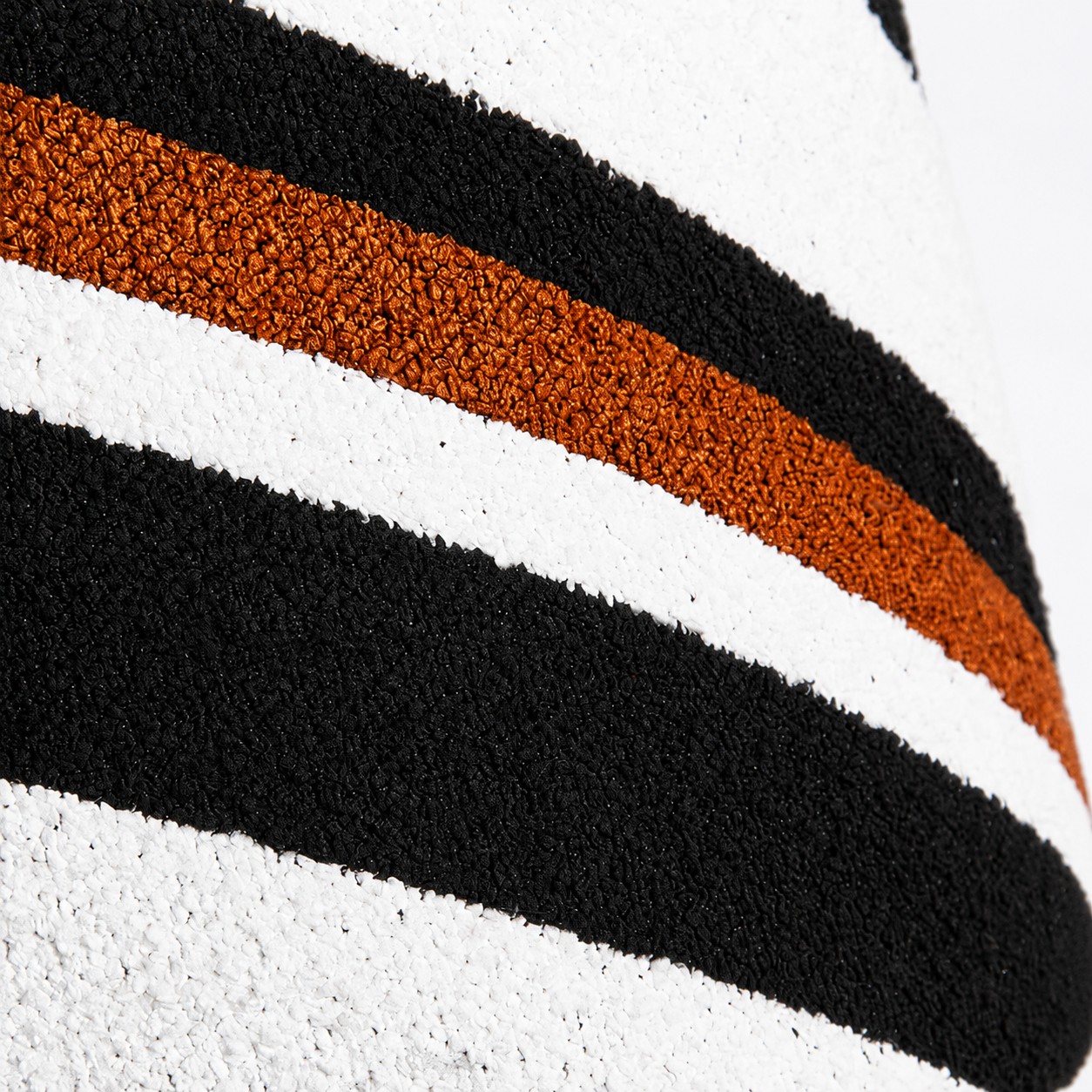 Striped Fabric Table Lamp material detail