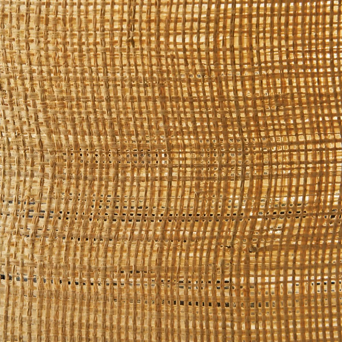 Raffia grass woven shade detail