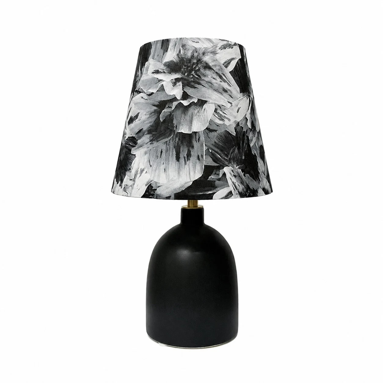 Black White Floral shade option
