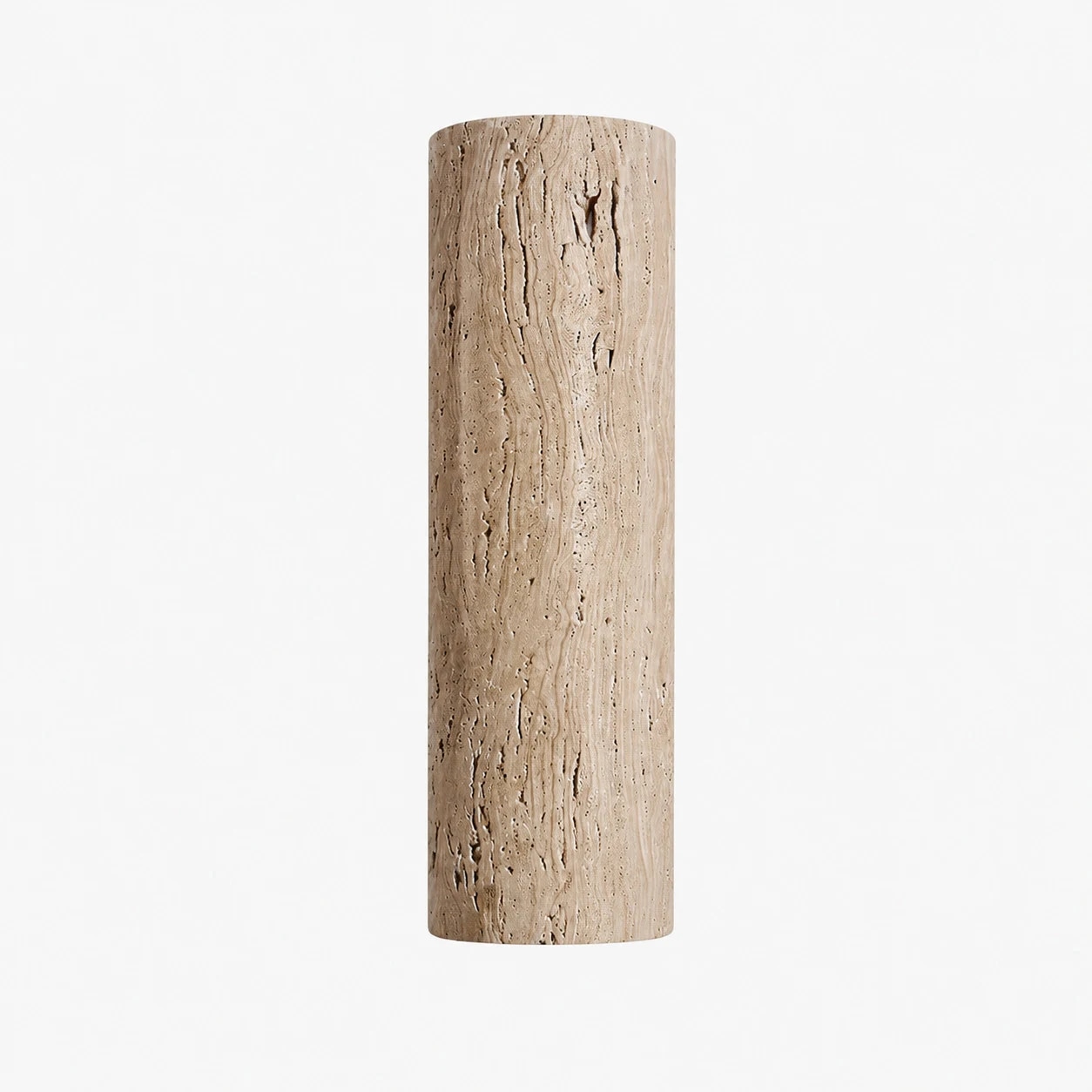 35 cm travertine wall light option