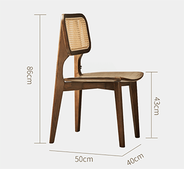 Oskar Walnut Dining Chair