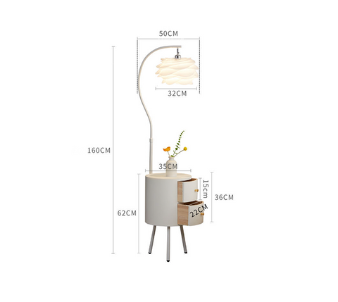 Þórunn Night Stand with Lamp