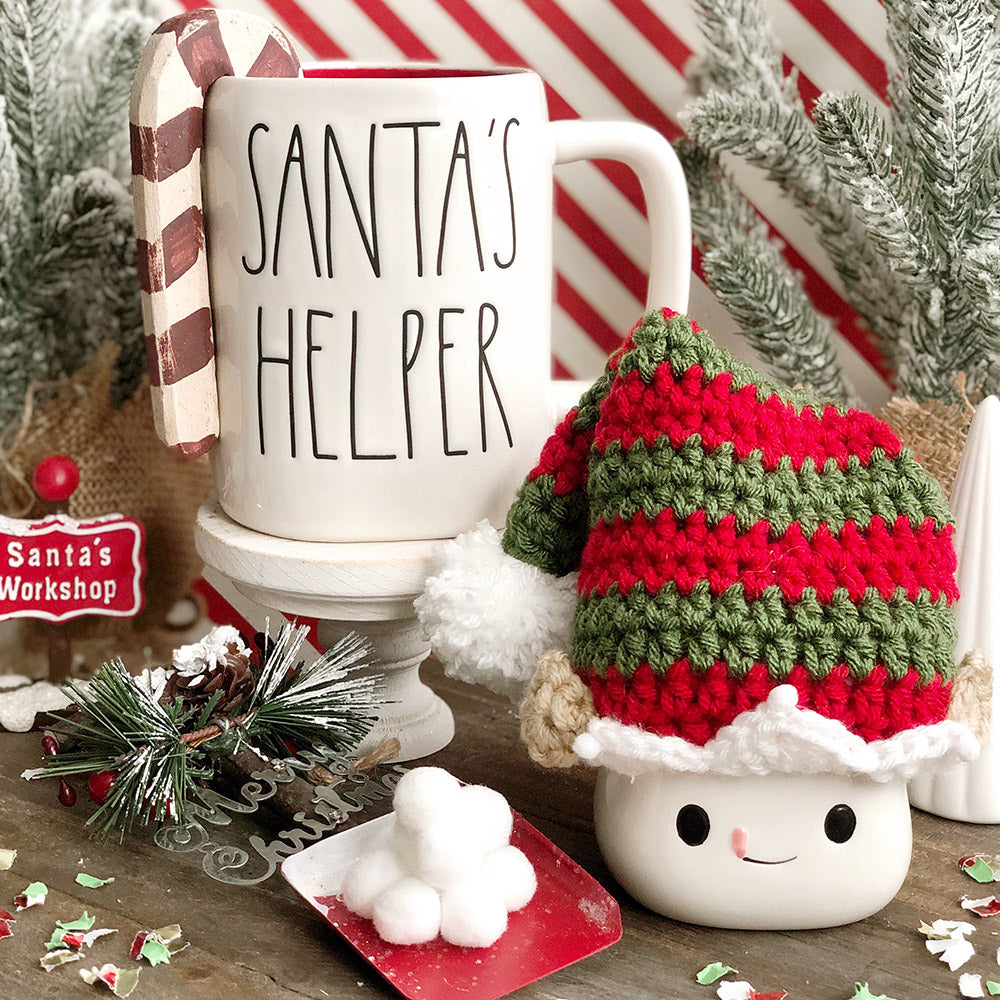 Cuddle Decor, LLC Crochet Marshmallow Mug Hat