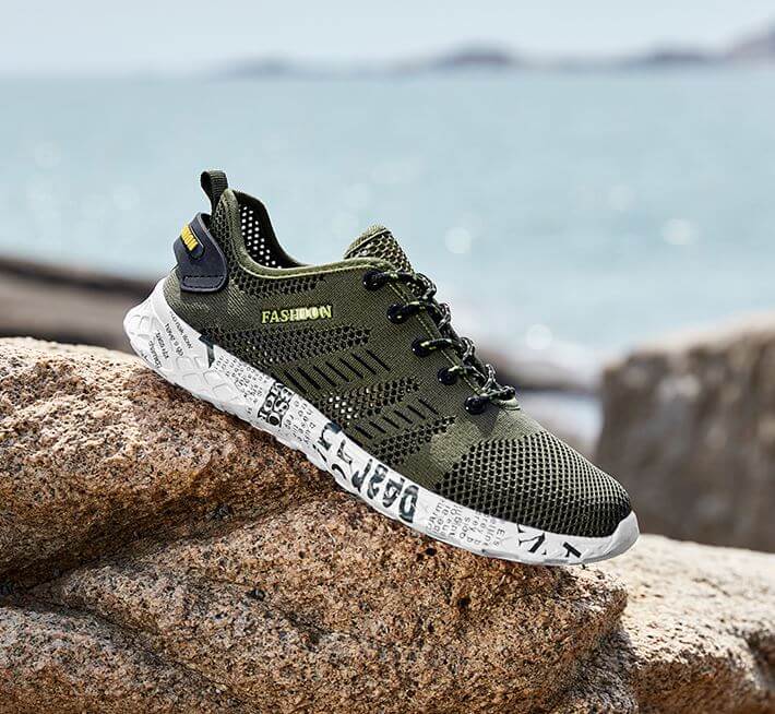 Chaussures d'eau Airflow Fashion vert de chez Aquashoes