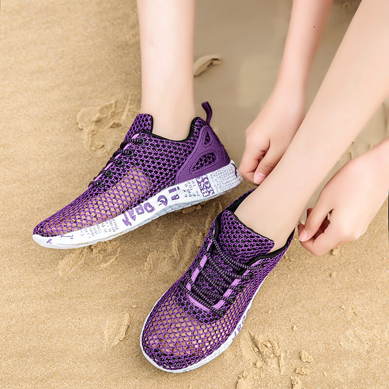 Chaussures d'eau pour femme de couleur Violette / Aquashoes