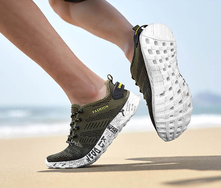 Chaussures d'eau Airflow Fashion vert de chez Aquashoes