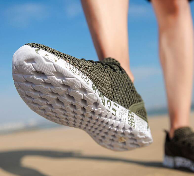 Chaussures d'eau Airflow vert de chez Aquashoes