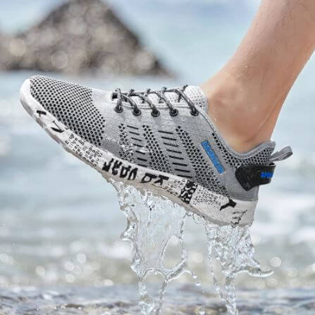 Chaussures d'eau Airflow Fashion Gris de chez Aquashoes