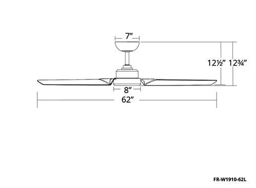 52 inch Axis ceiling fan by Modern Forms Smart Fans