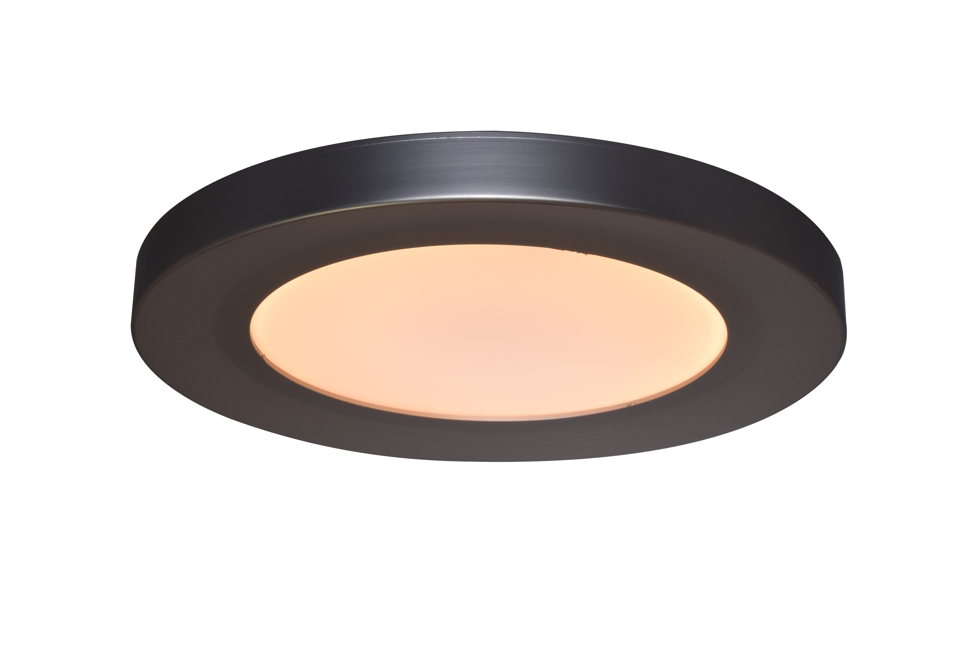 LED 18 Watt Low Profile Ceiling Fan Light Kit model # 610 Satin Steel