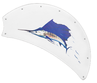 Sailfish - Game Fish of the Florida Keys Custom Canvas Blades