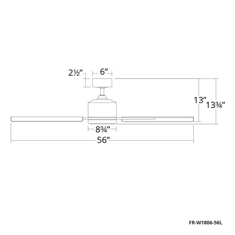 Cevantes Ceiling Fan Dimensions