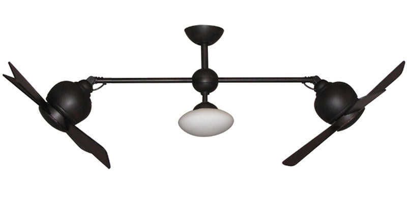 Metropolitan Double Ceiling Fan - Oil Rubbed Bronze
