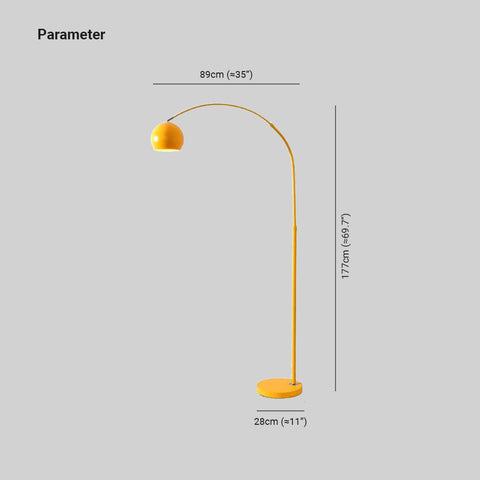 Macaron product dimensions: height 177 cm, reach 89 cm, base diameter 28 cm