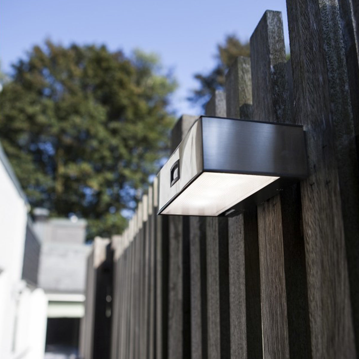 KIRBY Stainless Steel LED Solar Outdoor Wall Light With Motion Sensor