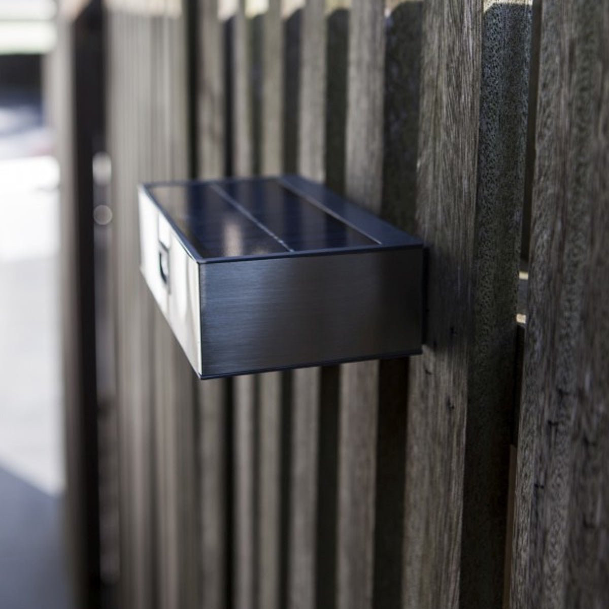 KIRBY Stainless Steel LED Solar Outdoor Wall Light With Motion Sensor